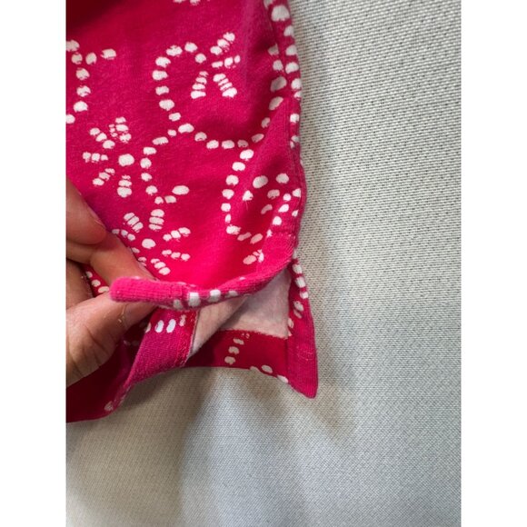 Jessica London Women's Shoulder Button Blouse Stretch Sz 18/20 Pink White Floral - Picture 6 of 12